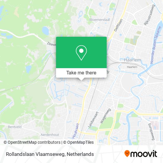 Rollandslaan Vlaamseweg map
