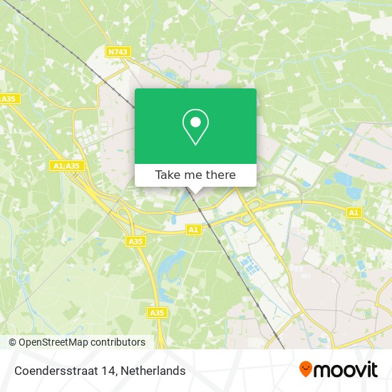 Coendersstraat 14 map