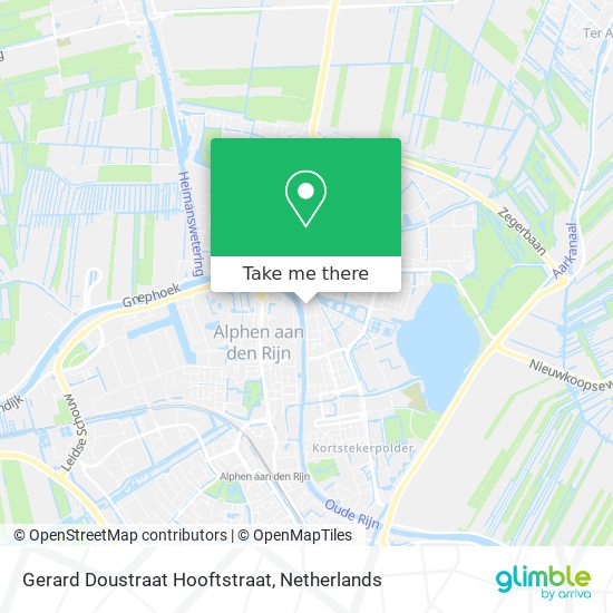 Gerard Doustraat Hooftstraat map