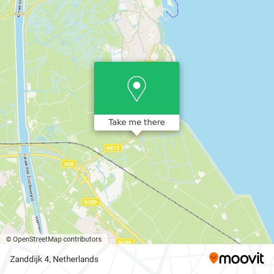 Zanddijk 4 map