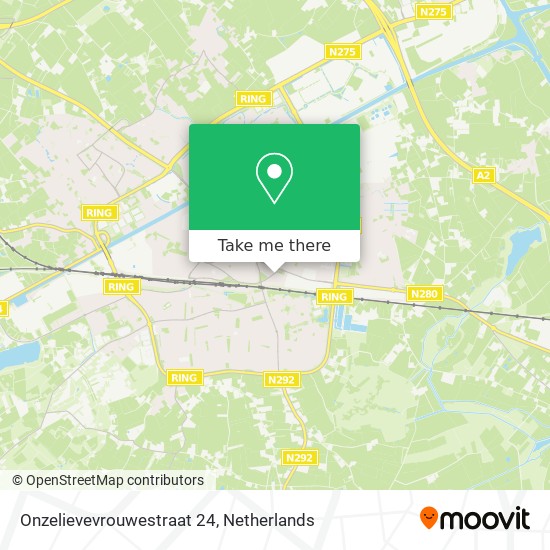 Onzelievevrouwestraat 24 map