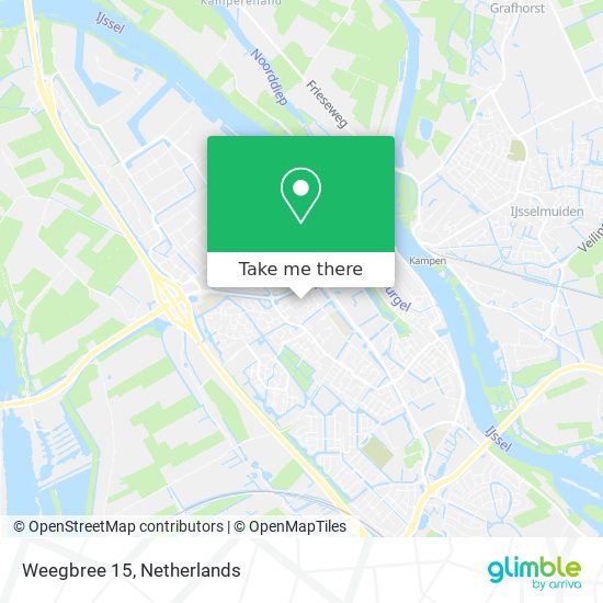 Weegbree 15 map