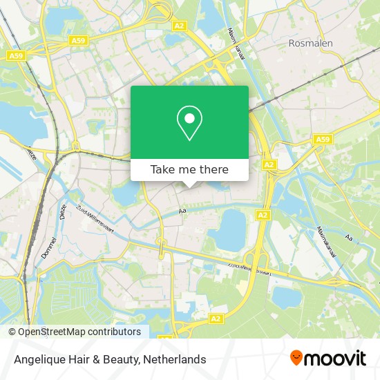 Angelique Hair & Beauty map