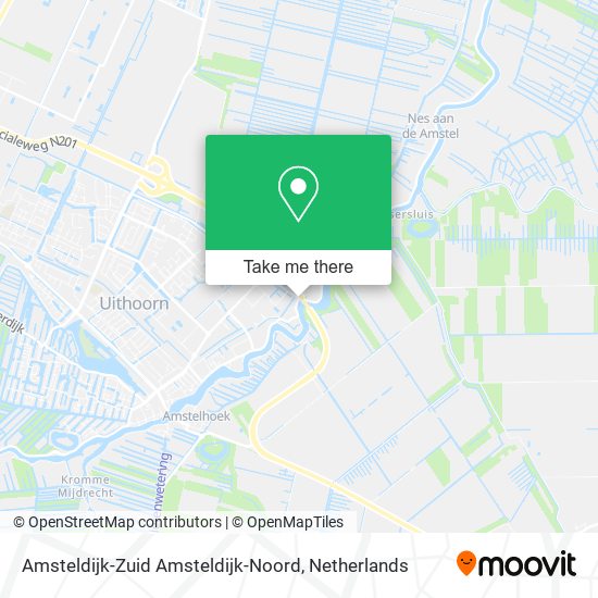 Amsteldijk-Zuid Amsteldijk-Noord map