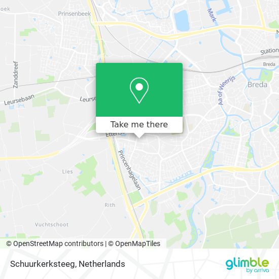 Schuurkerksteeg Karte