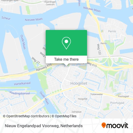 Nieuw Engelandpad Voorweg map