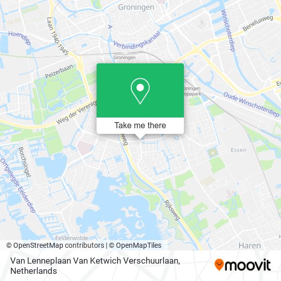 Van Lenneplaan Van Ketwich Verschuurlaan map