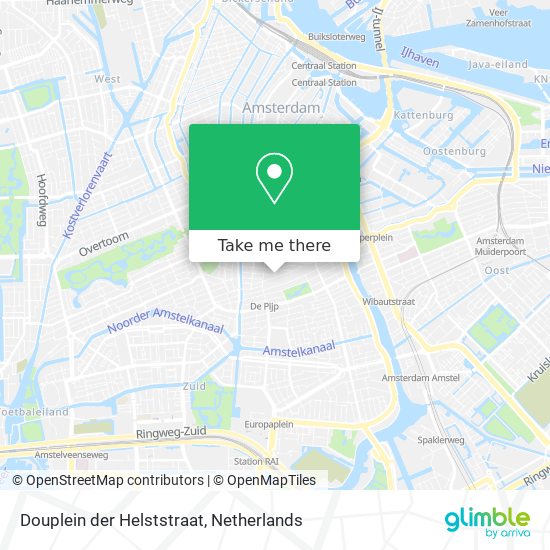 Douplein der Helststraat map