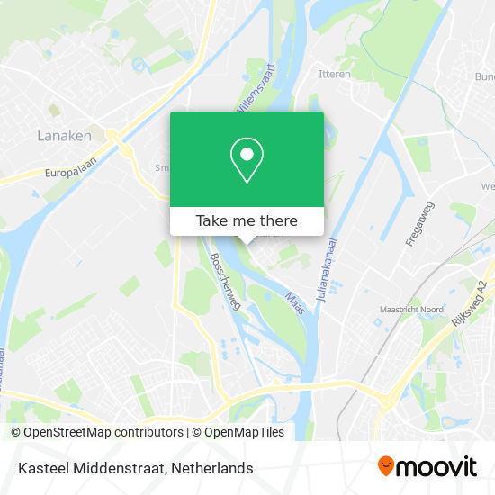 Kasteel Middenstraat map