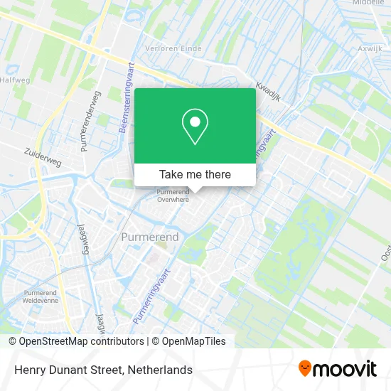 Henry Dunantstraat map