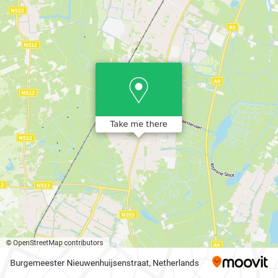 Burgemeester Nieuwenhuijsenstraat map