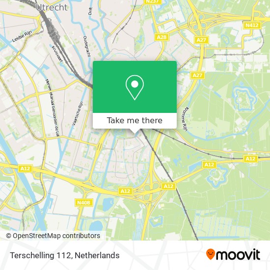 Terschelling 112 map