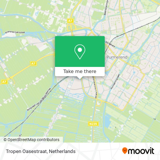 Tropen Oasestraat map