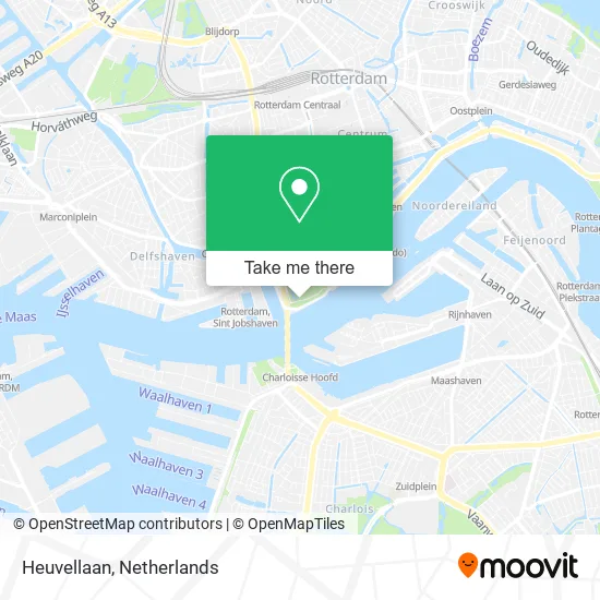 Heuvellaan map