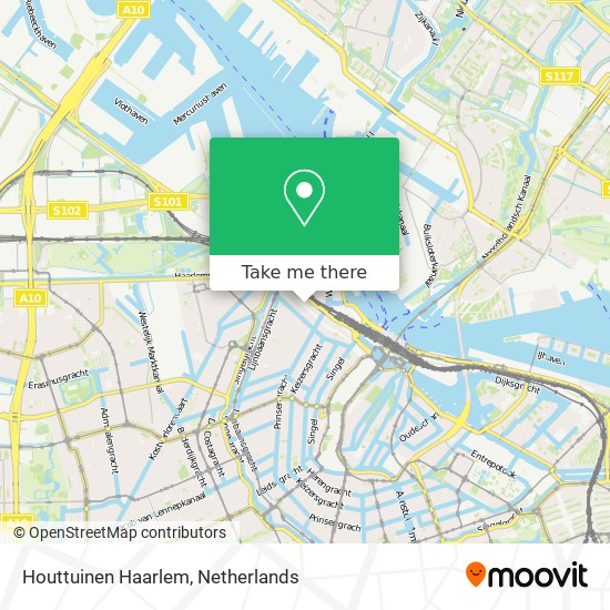 Houttuinen Haarlem map