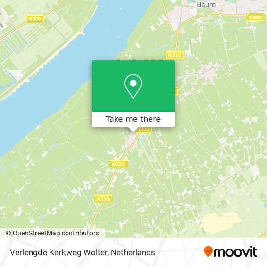 Verlengde Kerkweg Wolter map