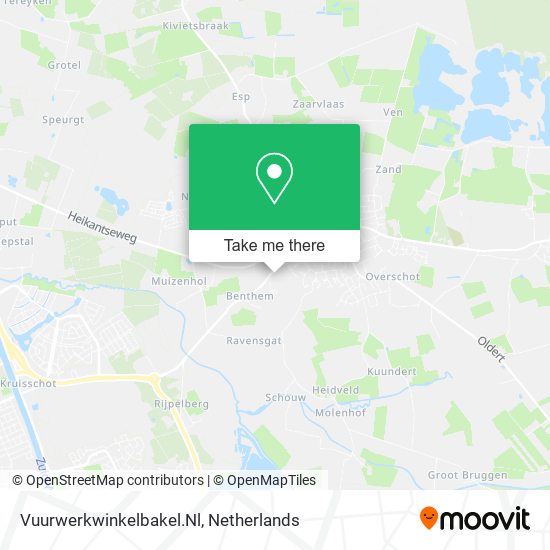 Vuurwerkwinkelbakel.Nl map
