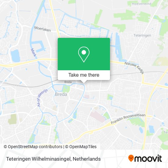 Teteringen Wilhelminasingel map