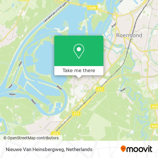 Nieuwe Van Heinsbergweg map