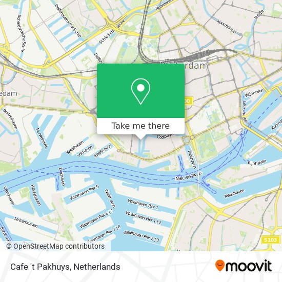 Cafe 't Pakhuys map