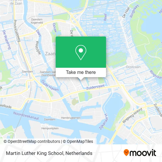 Martin Luther King School map