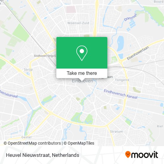 Heuvel Nieuwstraat map