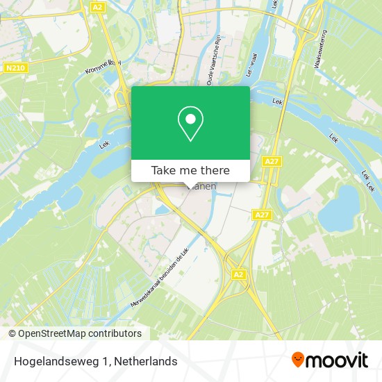 Hogelandseweg 1 map