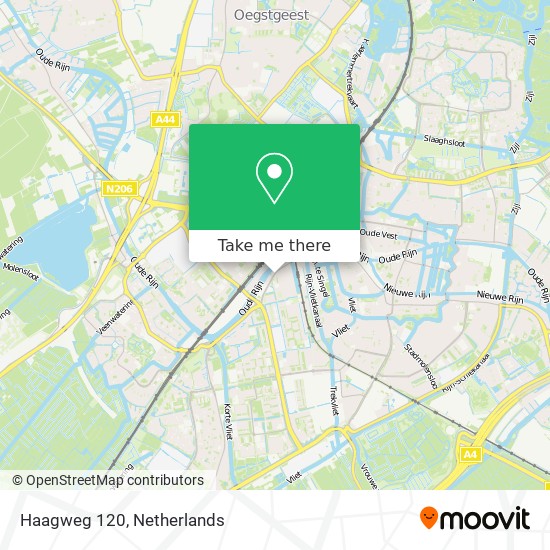 Haagweg 120 map