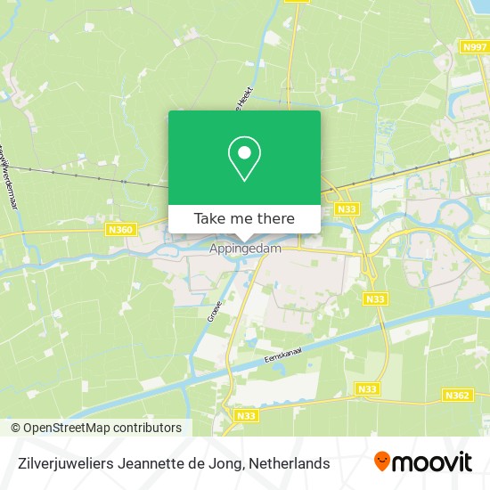 Zilverjuweliers Jeannette de Jong map