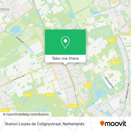 Station Louise de Colignystraat map