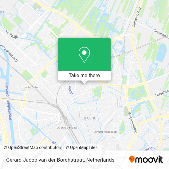 Gerard Jacob van der Borchstraat map