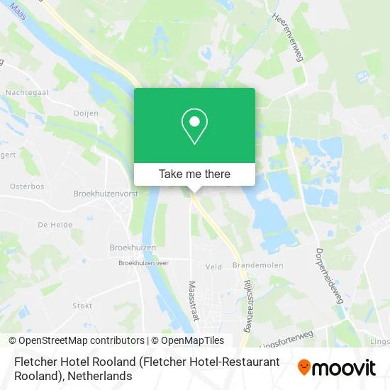Fletcher Hotel Rooland map