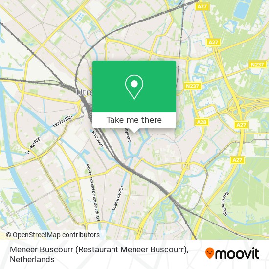 Meneer Buscourr (Restaurant Meneer Buscourr) map