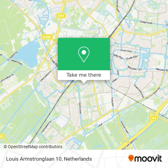 Louis Armstronglaan 10 map