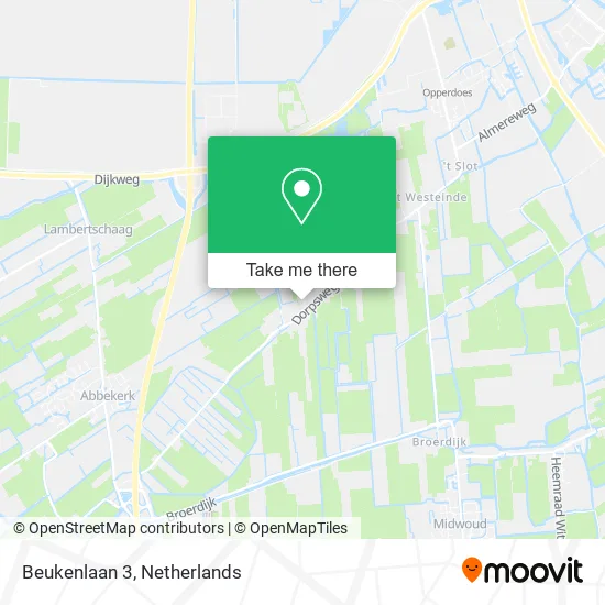 Beukenlaan 3 map