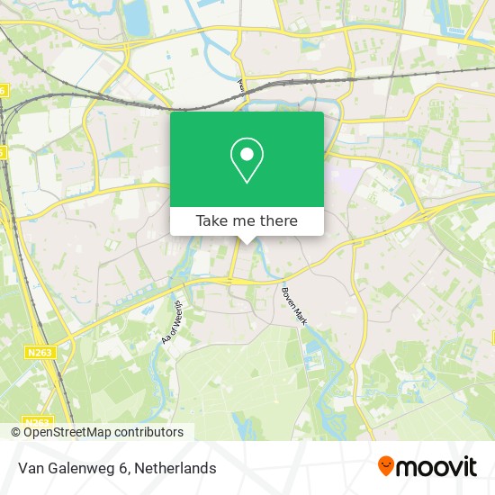 Van Galenweg 6 map