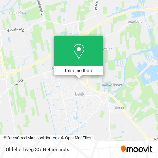 Oldebertweg 35 map