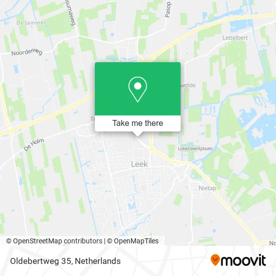 Oldebertweg 35 map