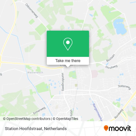 Station Hoofdstraat map