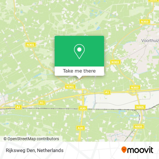 Rijksweg Den map