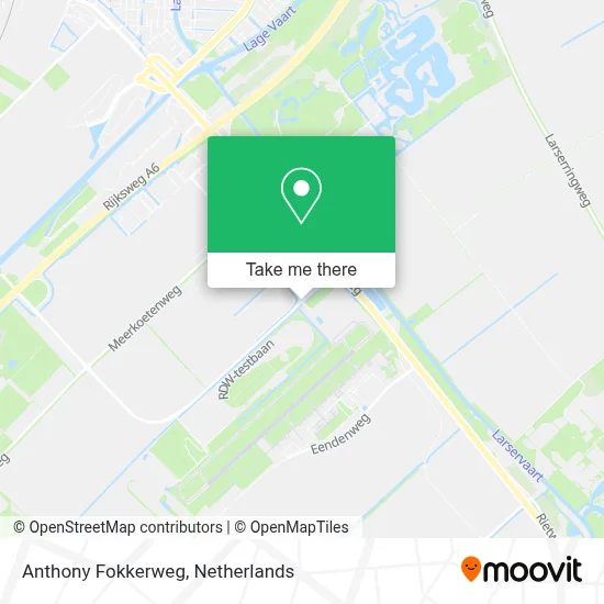 Anthony Fokkerweg map