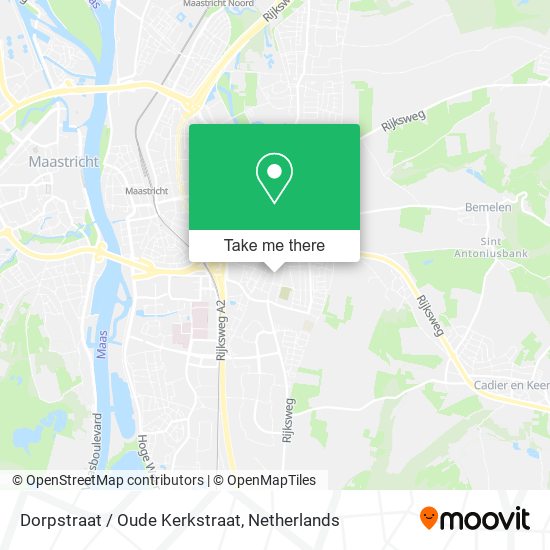 Dorpstraat / Oude Kerkstraat map