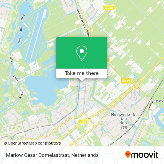 Marlow Cesar Domelastraat map