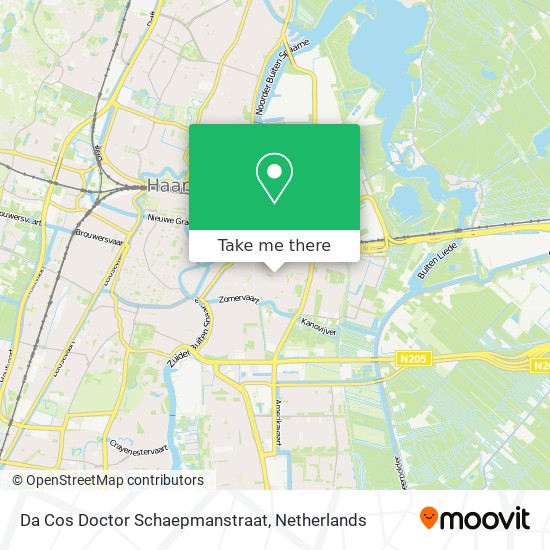 Da Cos Doctor Schaepmanstraat map