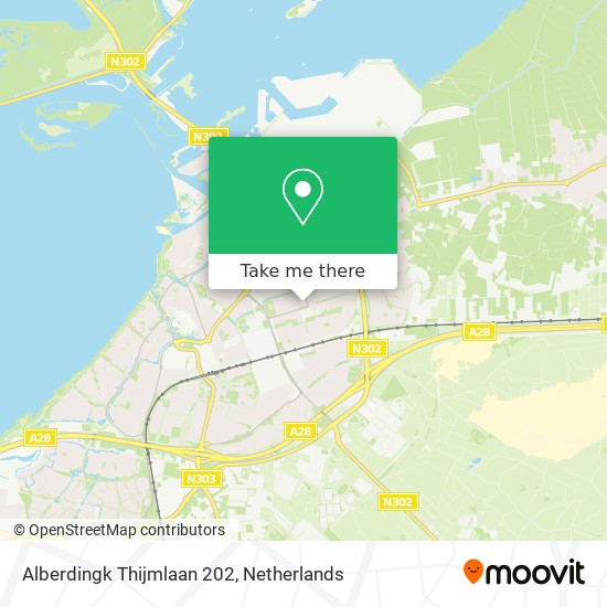 Alberdingk Thijmlaan 202 map