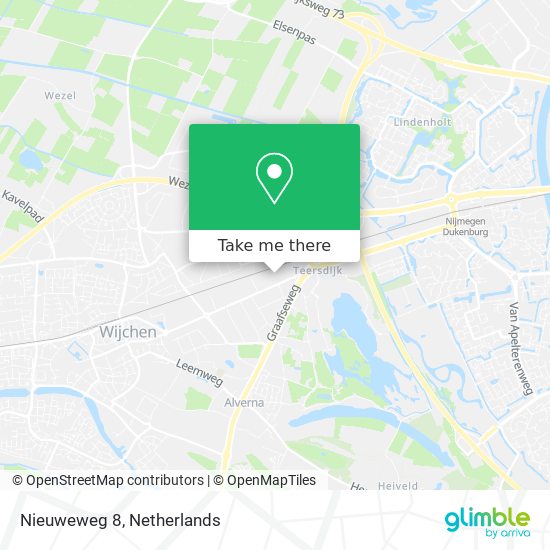 Nieuweweg 8 map