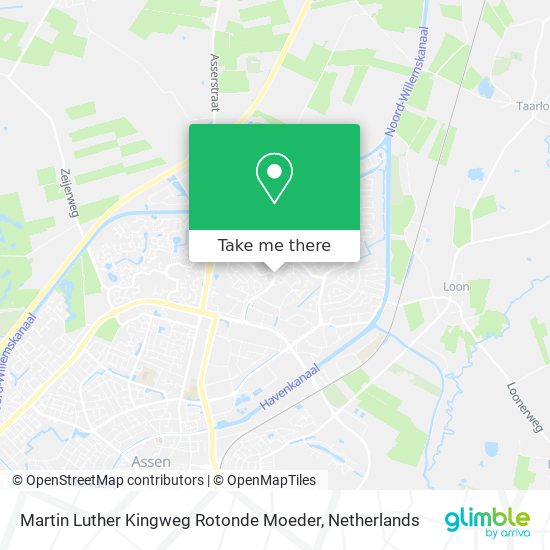 Martin Luther Kingweg Rotonde Moeder Karte