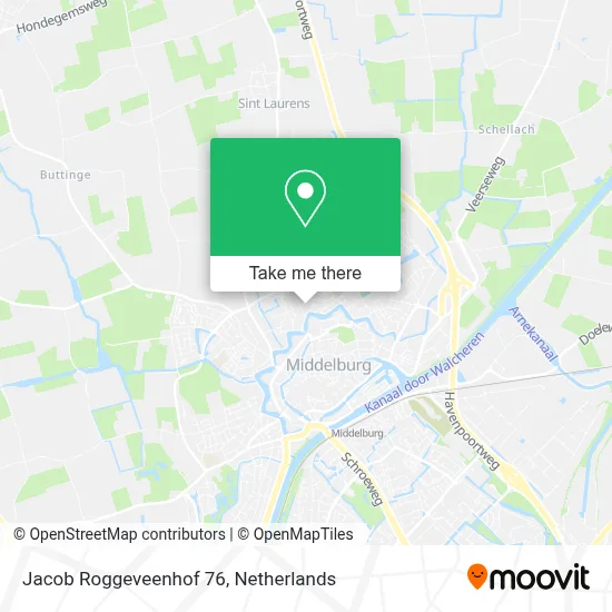 Jacob Roggeveenhof 76 map