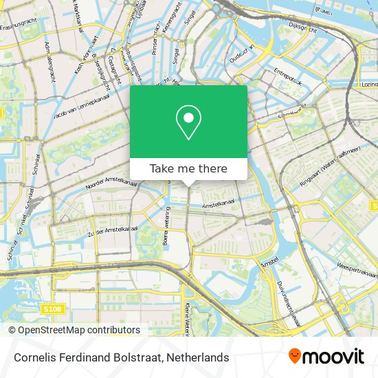 Cornelis Ferdinand Bolstraat map