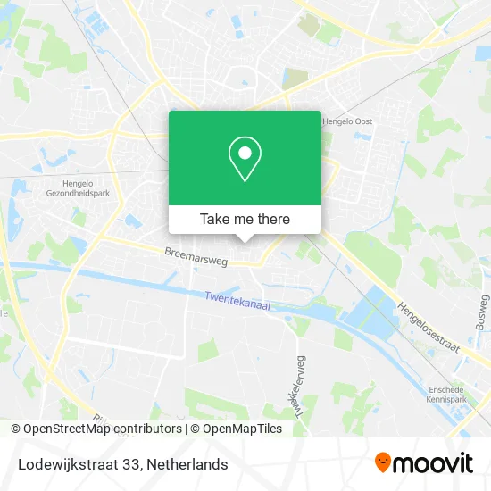 Lodewijkstraat 33 Karte
